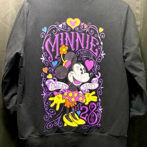 Disney Zip up black hoodie